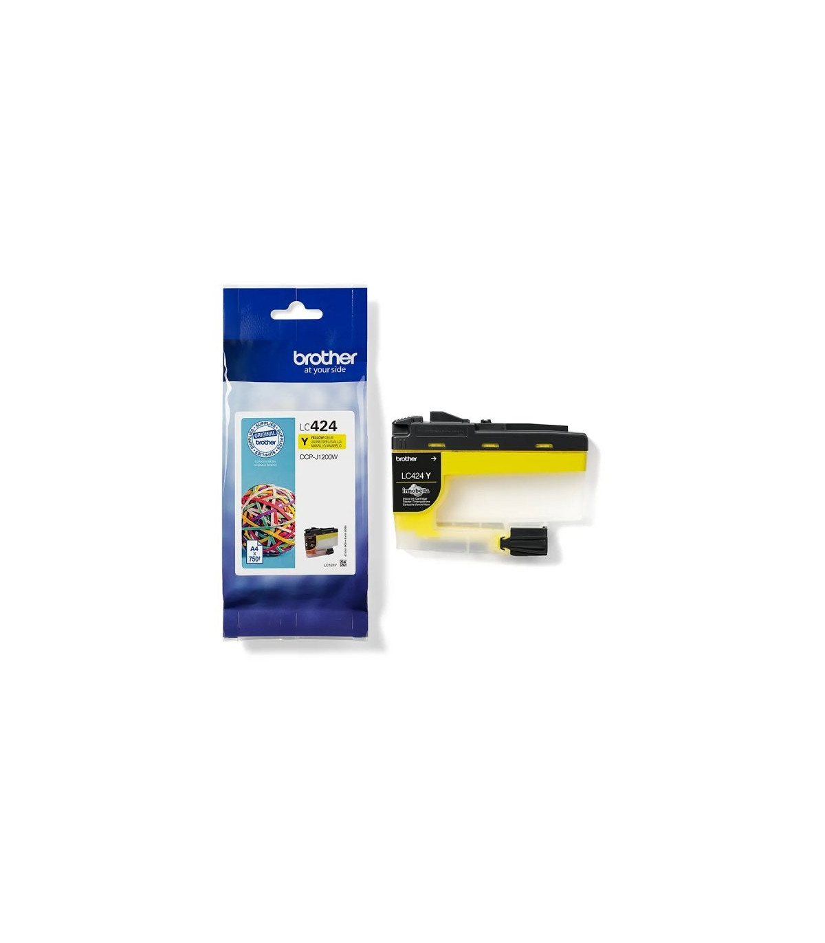 Brother Cartucho LC424Y Amarillo