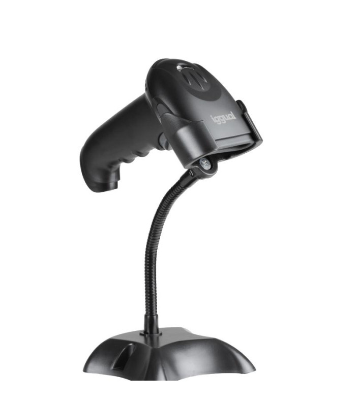 iggual Lector código barras 2D USB gatillo soporte