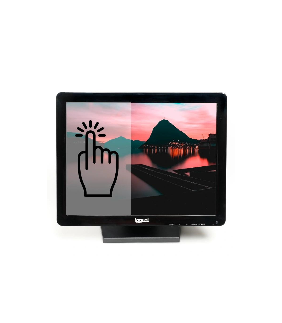 iggual Monitor táctil resistivo 15" USB VGA HDMI