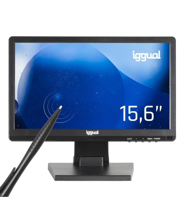 iggual Monitor táctil resistivo 15,6" 16:9 HD+