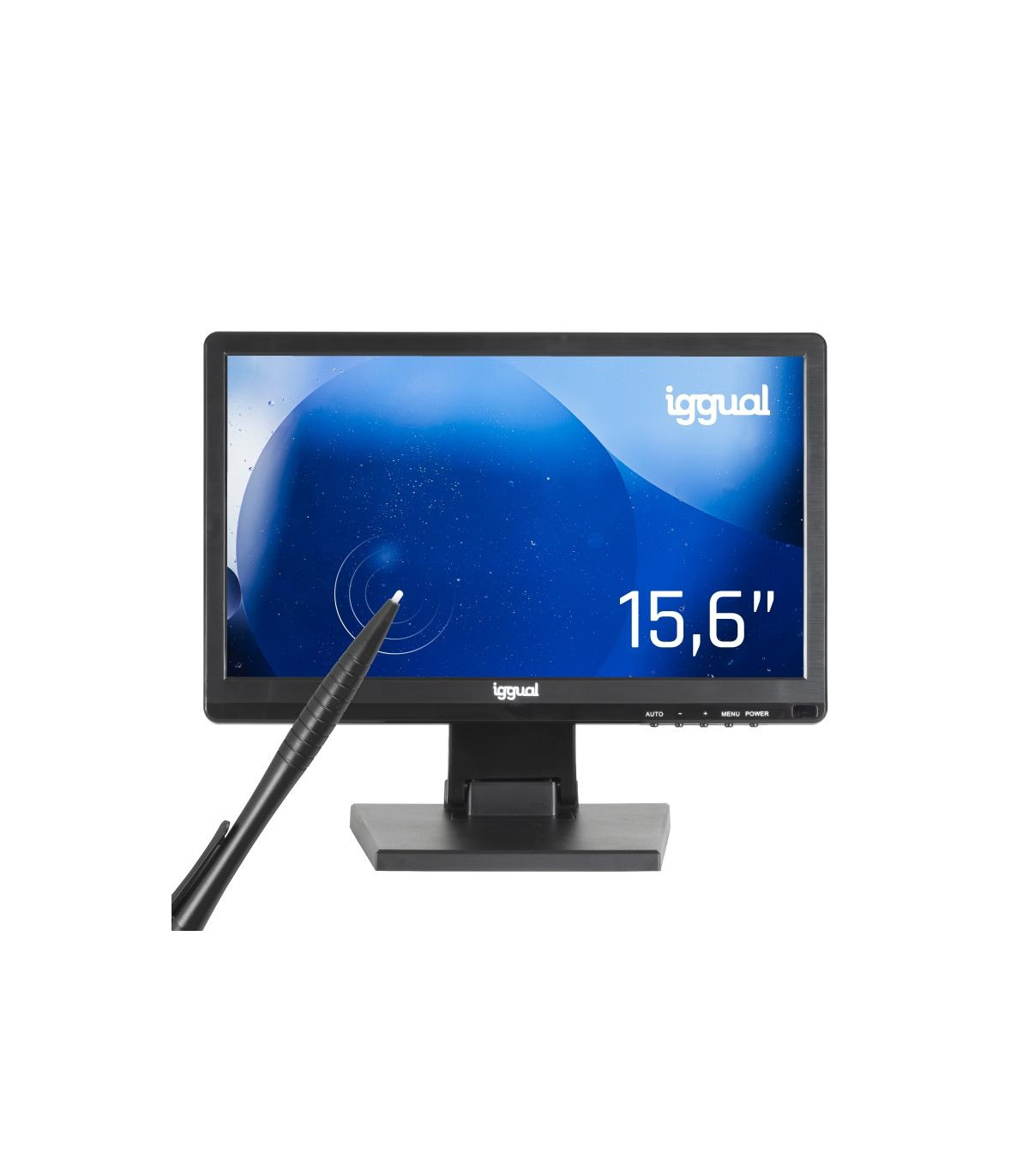 iggual Monitor táctil resistivo 15,6" 16:9 HD+