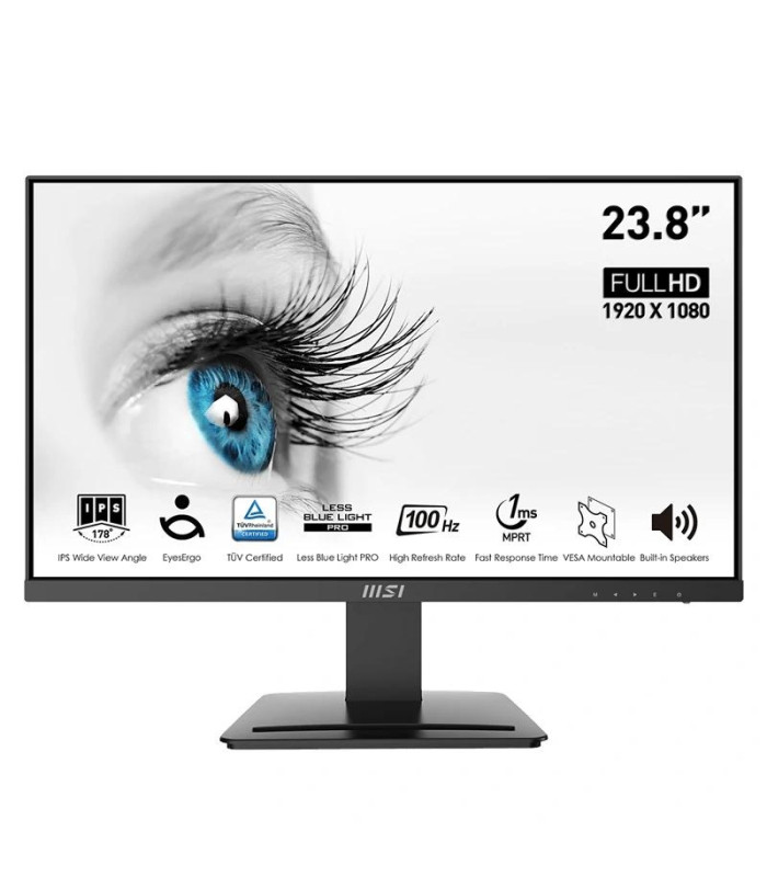 MSI MP243X Monitor 23.8" IPS FHD 100hz HDMI DP MM