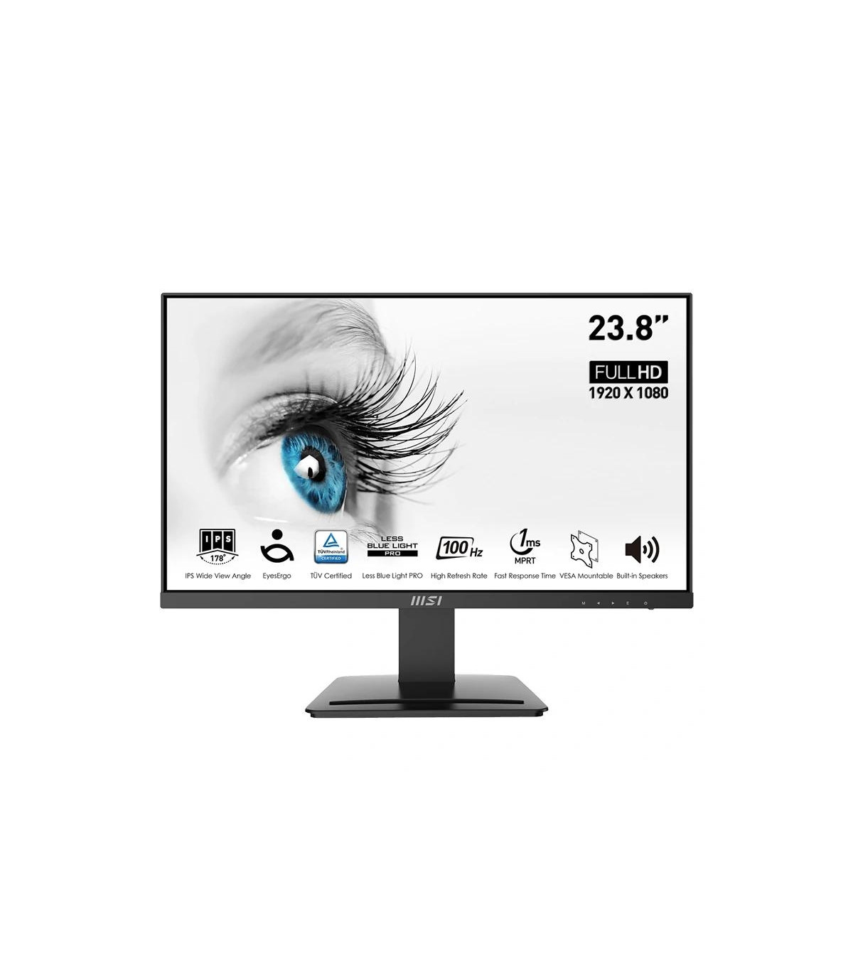 MSI MP243X Monitor 23.8" IPS FHD 100hz HDMI DP MM
