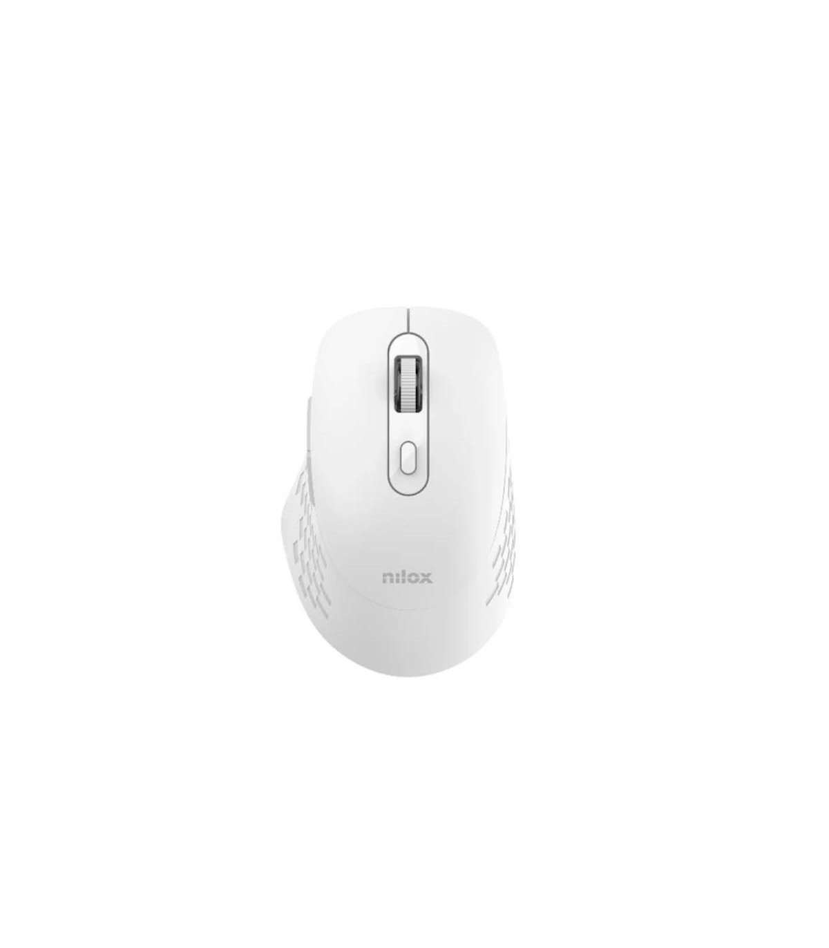 Nilox Ratón Dual Wireless 1600dpi silen. Blanco