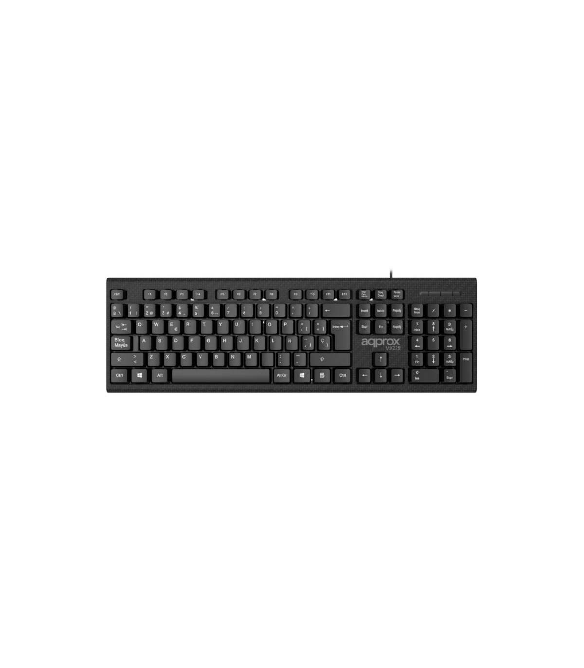 Approx Teclado con cable USB 2.0