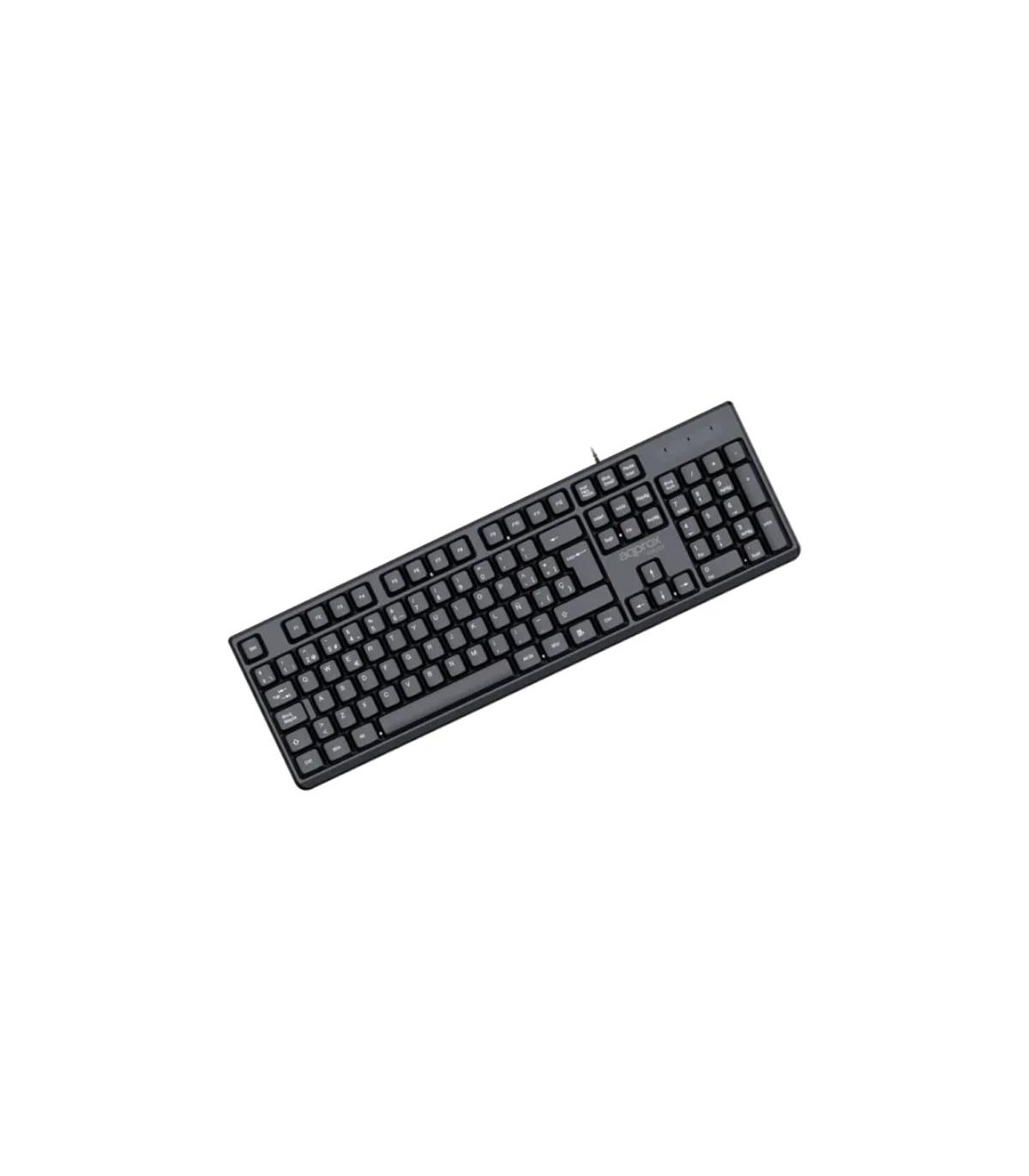 APPROX Teclado X205 USB 2.0 Negro
