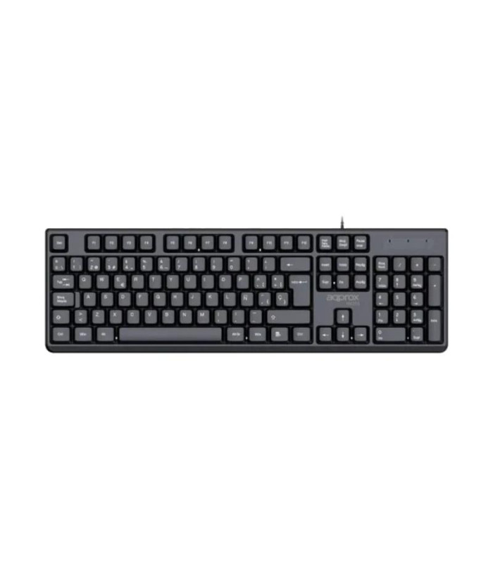APPROX Teclado X205 USB 2.0 Negro