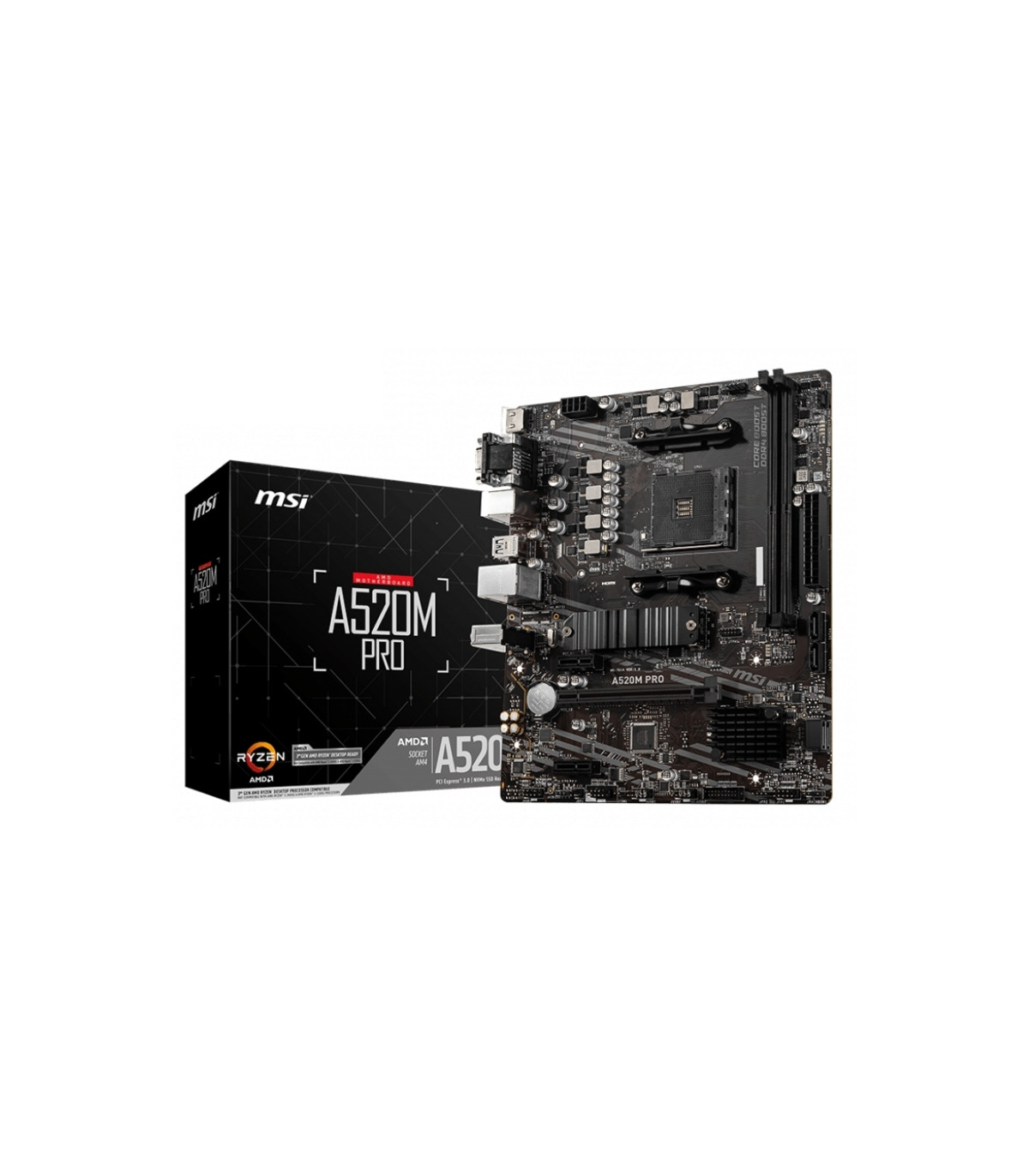 MSI Placa Base A520M PRO mATX AM4