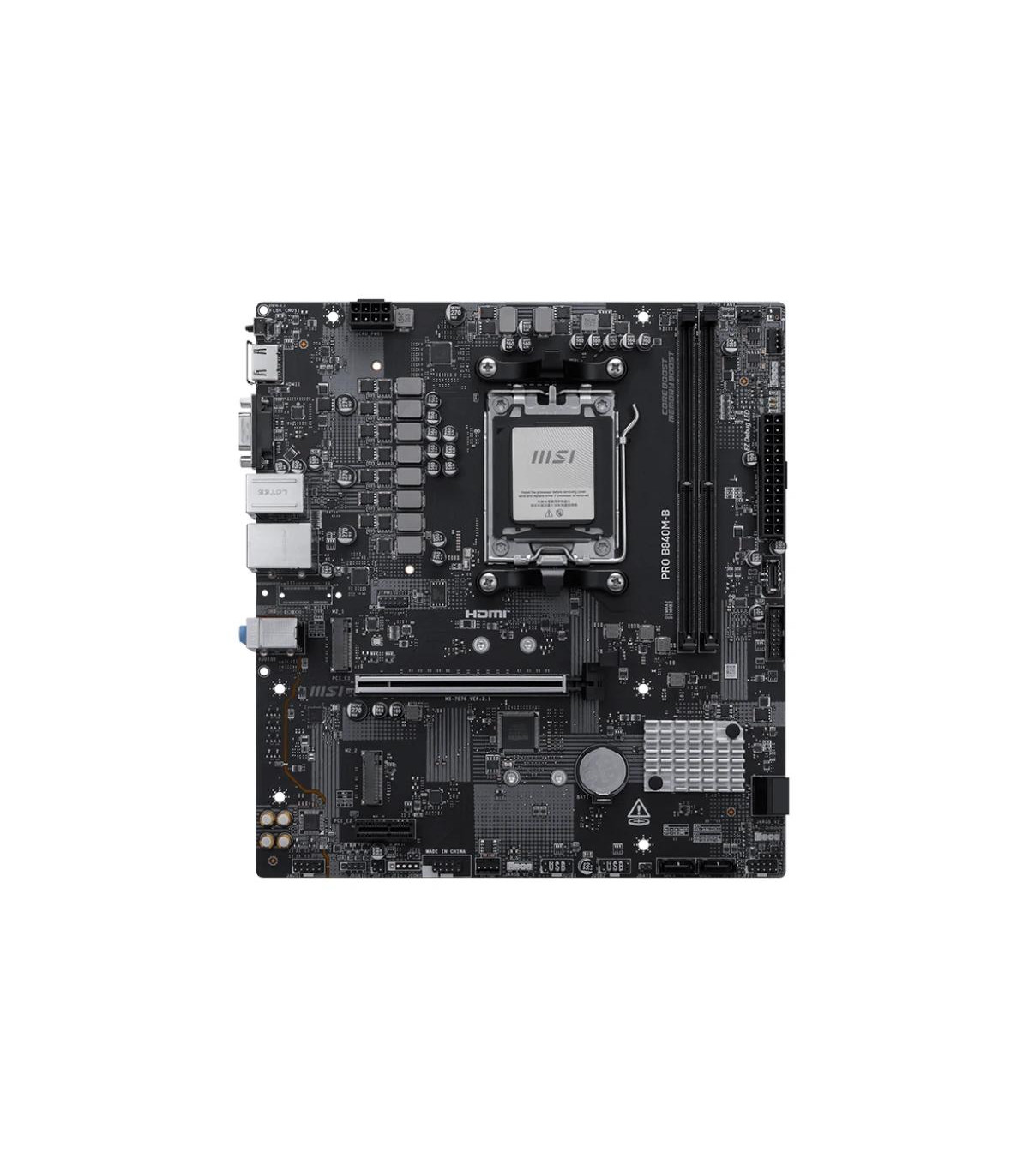 MSI Placa Base PRO B840M-B DDR5 mATX