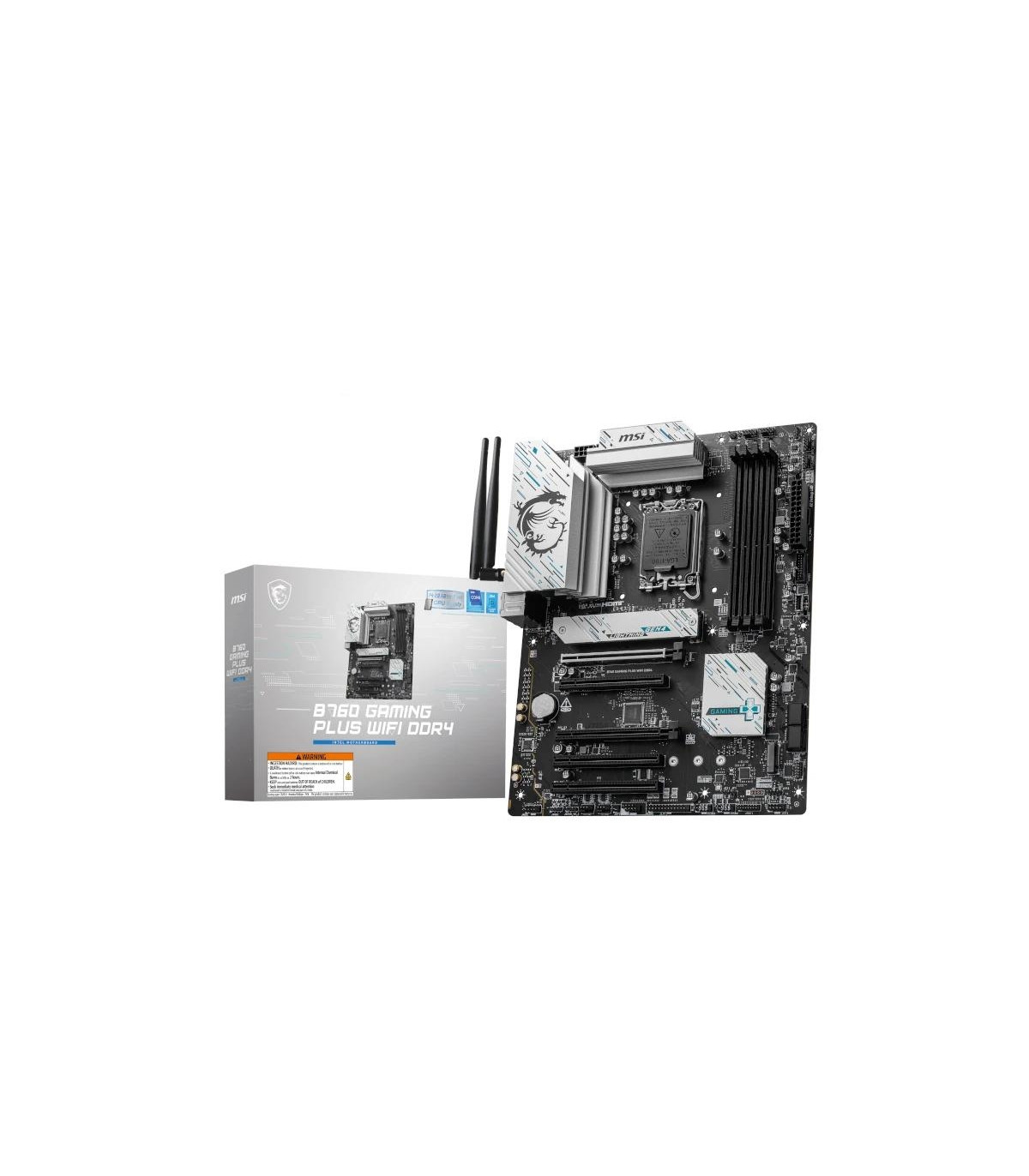 MSI Placa Base B760 GAMING PLUS WIFI DDR4 1700