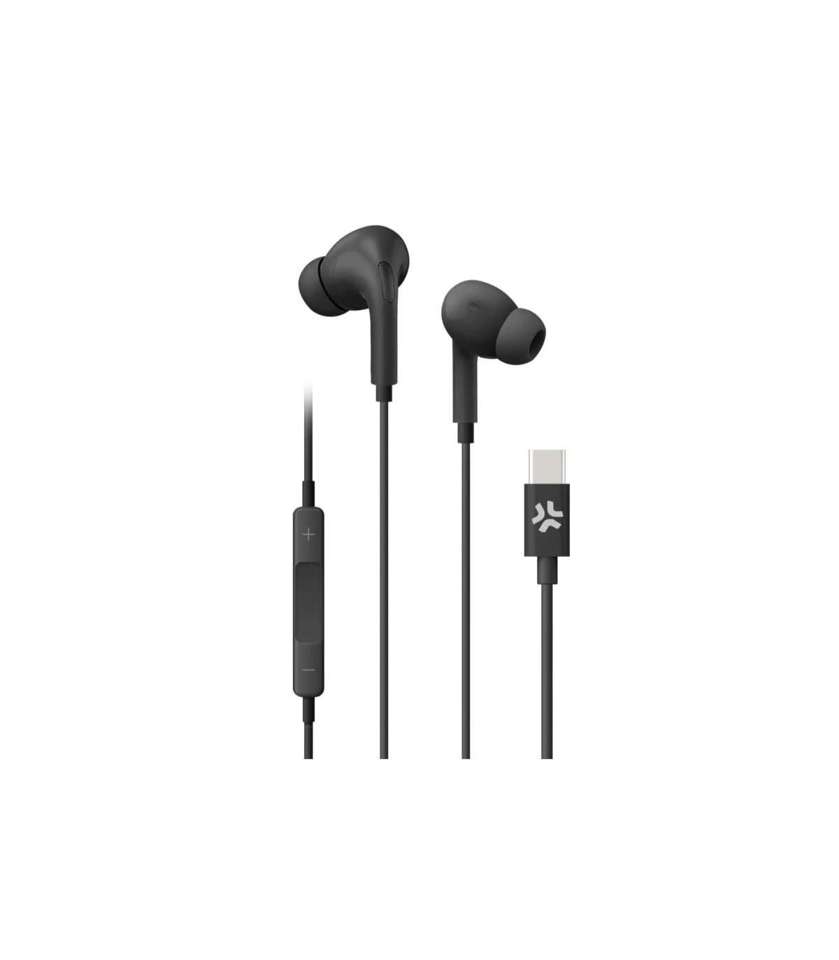 Celly Auriculares cable Usb-C Negro