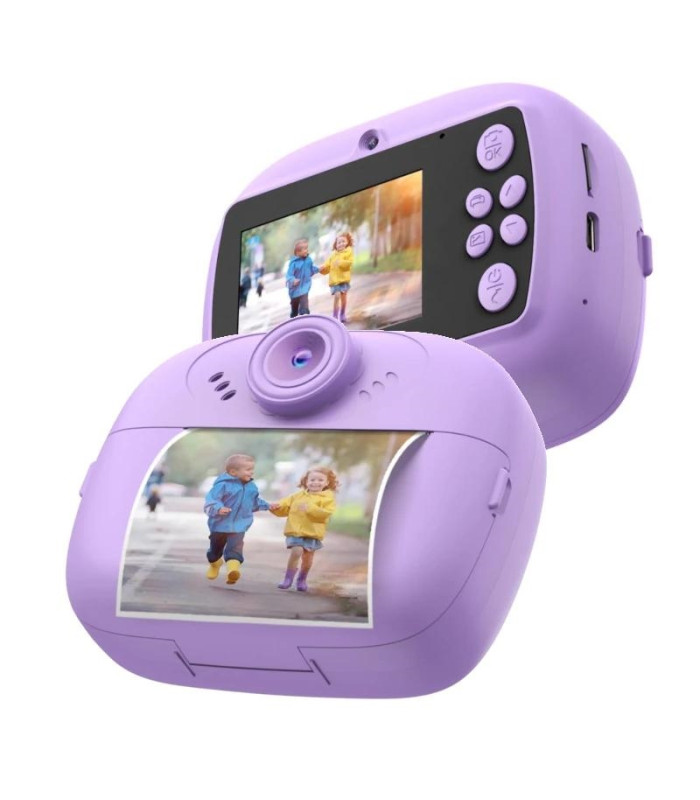 Celly Cámara Fotos Niños Imprimible Violeta