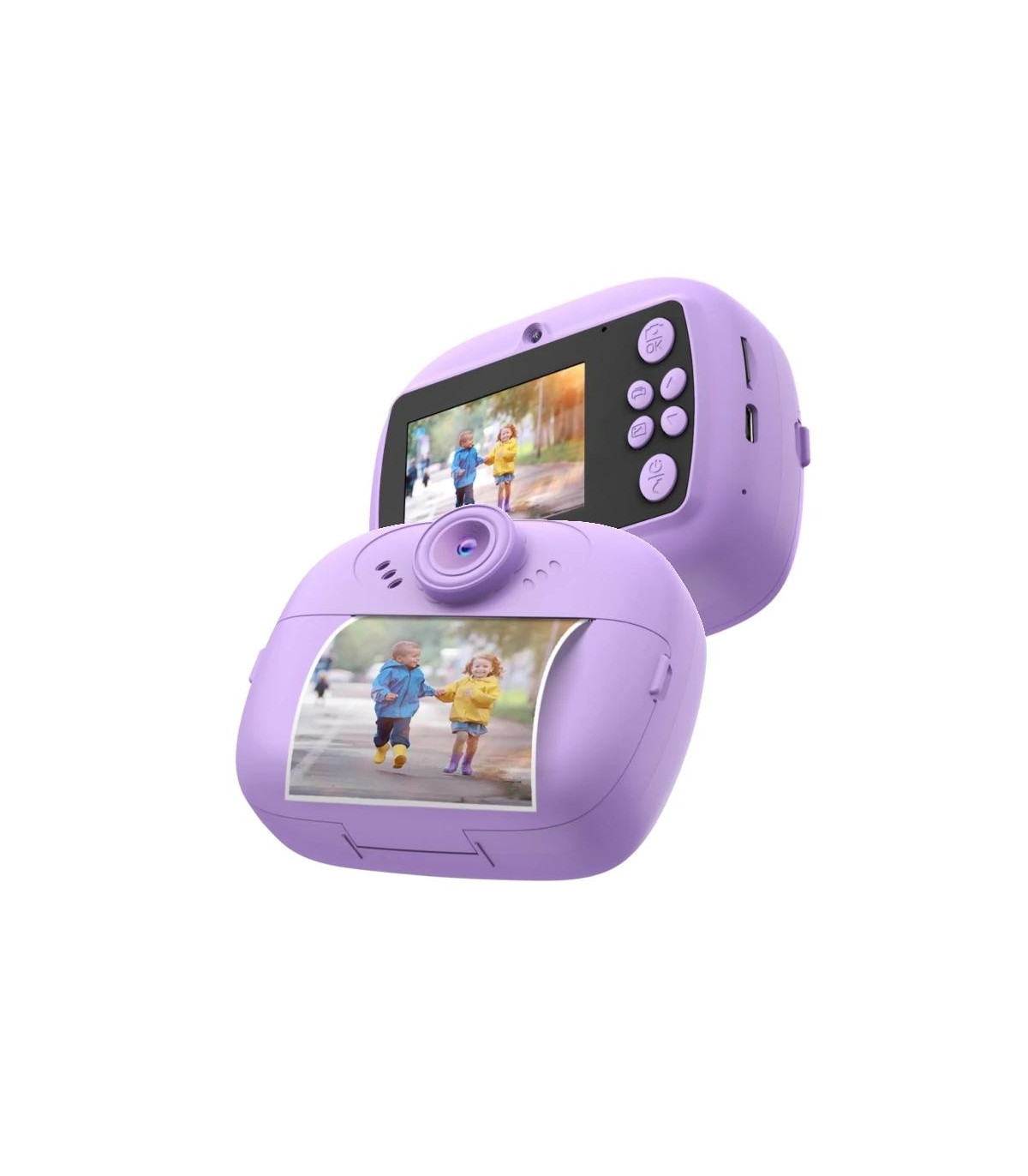 Celly Cámara Fotos Niños Imprimible Violeta