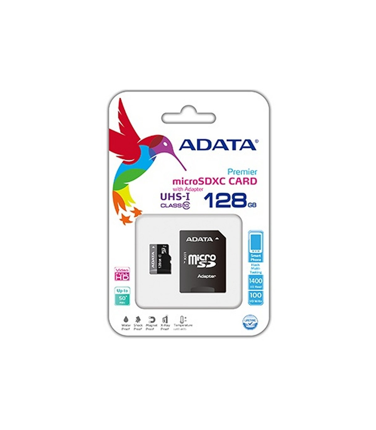 ADATA MicroSDHC 128GB UHS-I CLASS10 c/adapt