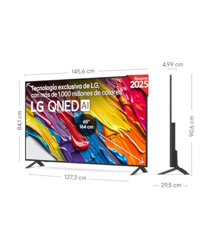 LG 65QNED82A6B TV 65" QNED SMART TV 4K IA