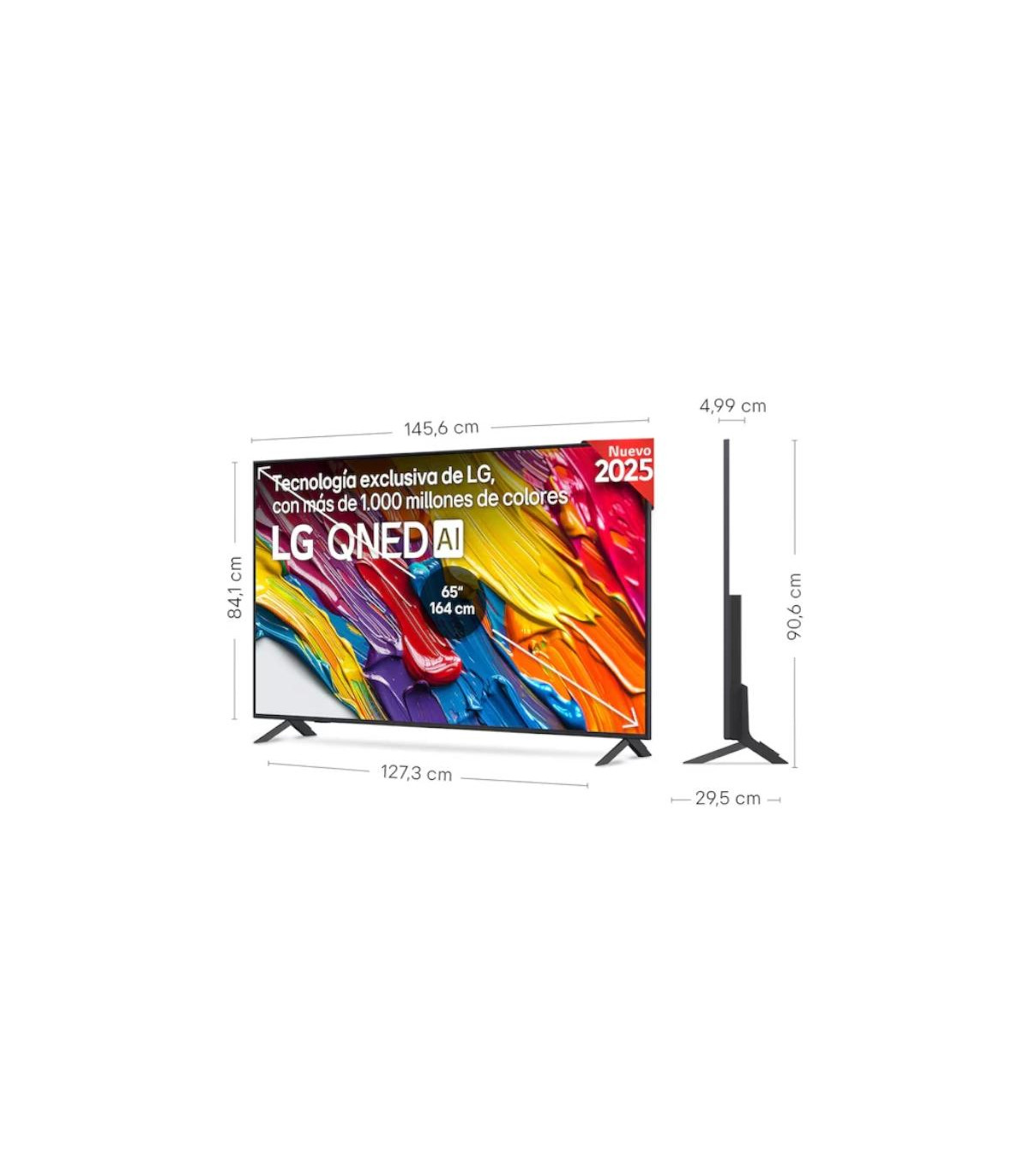 LG 65QNED82A6B TV 65" QNED SMART TV 4K IA