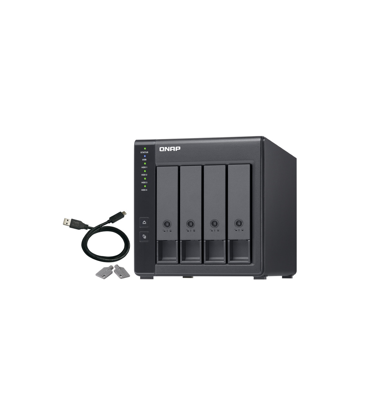 QNAP TR-004 Raid Expansion 4XHDD-Bay 1xUSB-C 3.2