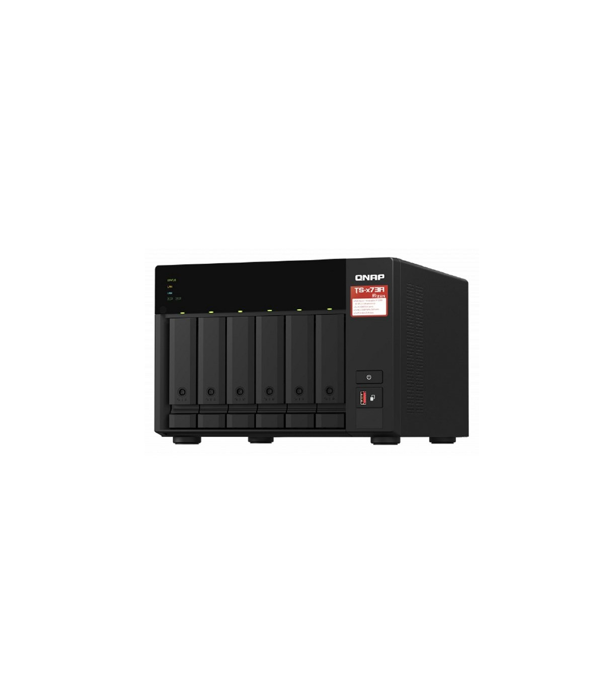 QNAP TS-673A-8G NAS 6XHDD-Bay 2x2.5GbE 3xUSB3.2