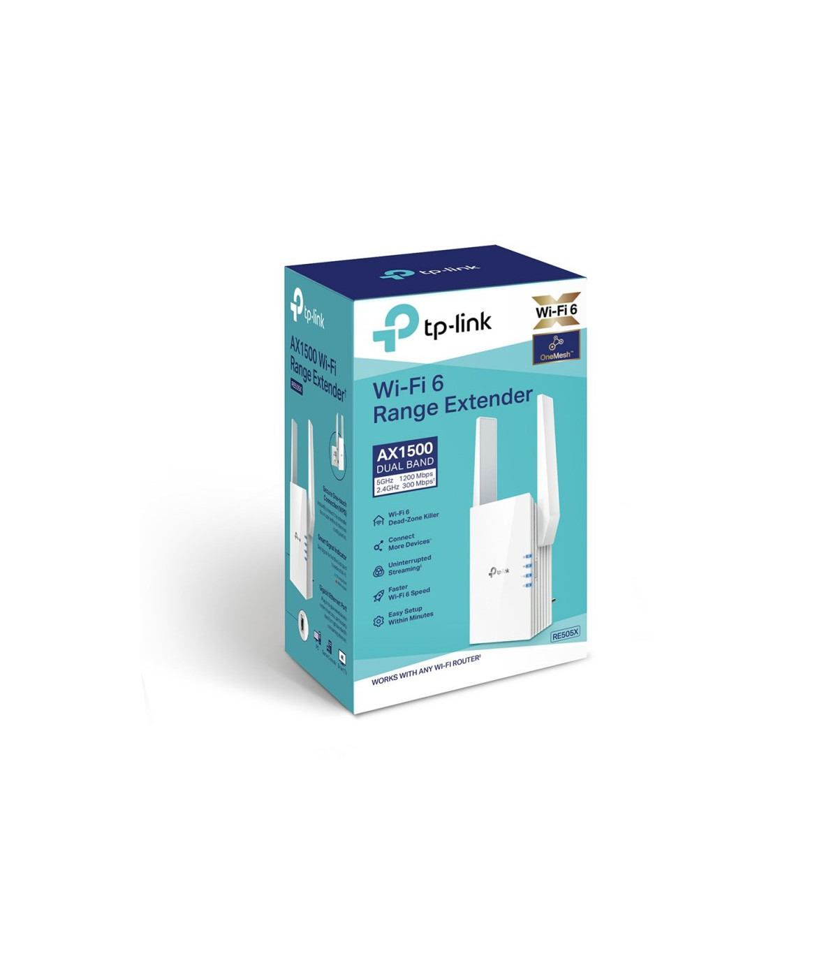 TP-Link RE505X Repetidor WiFi6 AX1500 1xGbE