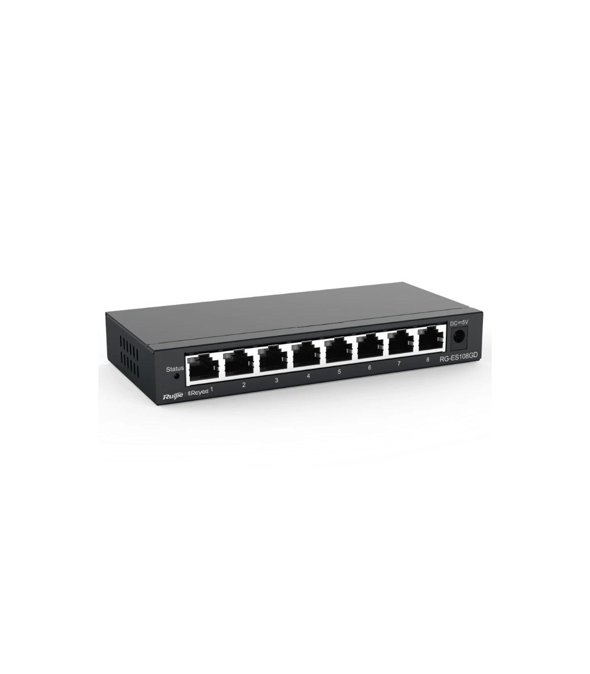 Reyee Unmanaged Switch 8xGb RJ45 Steel Case