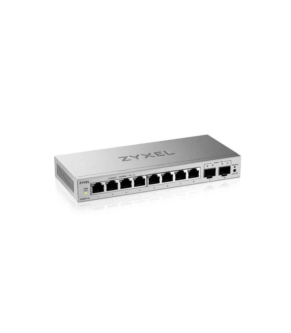 ZyXEL GS1200-10V3 Switch 8xGbE 2xSFP