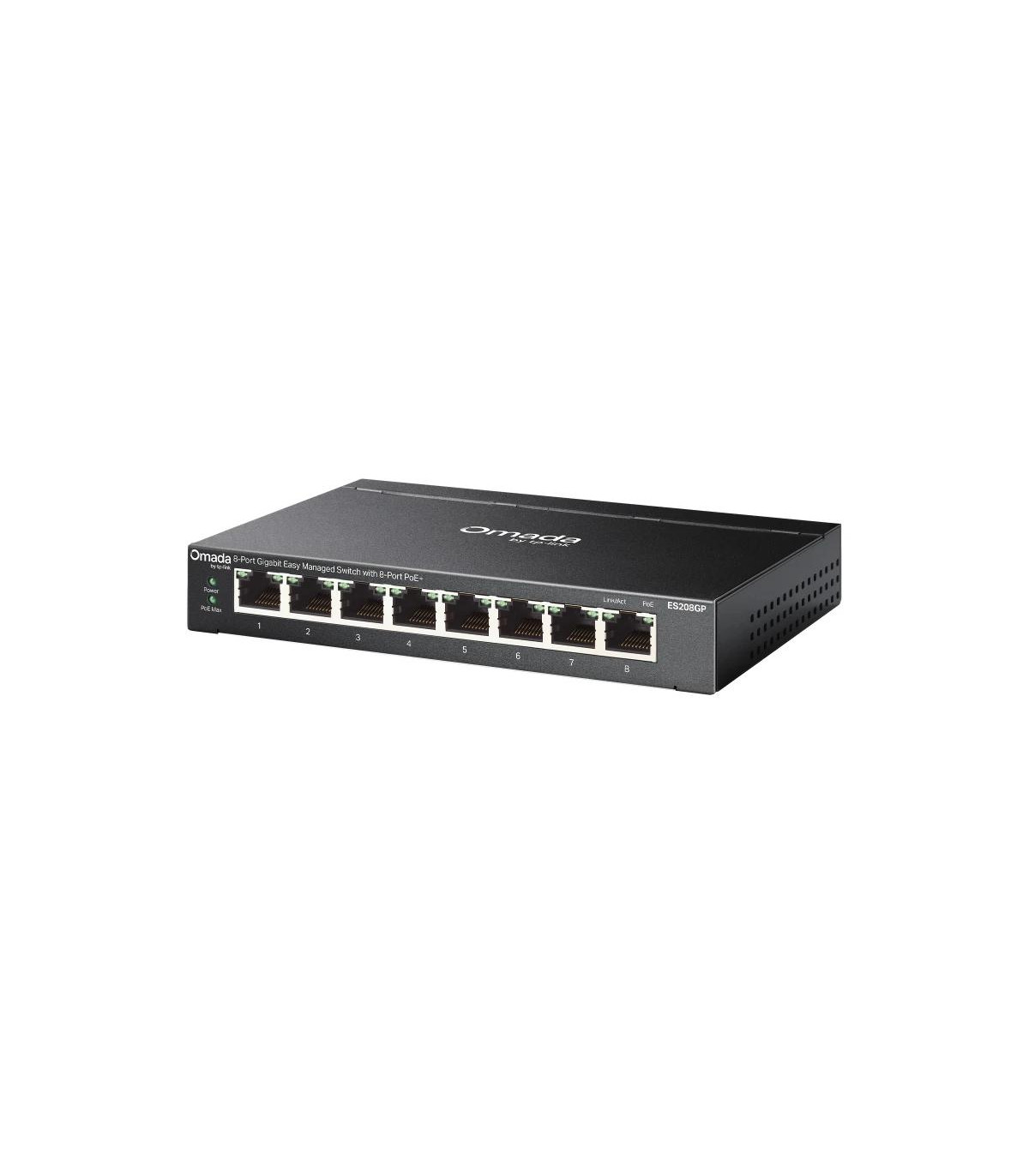 TP-Link ES208GP Switch 8xGbE PoE+ Acero Desktop