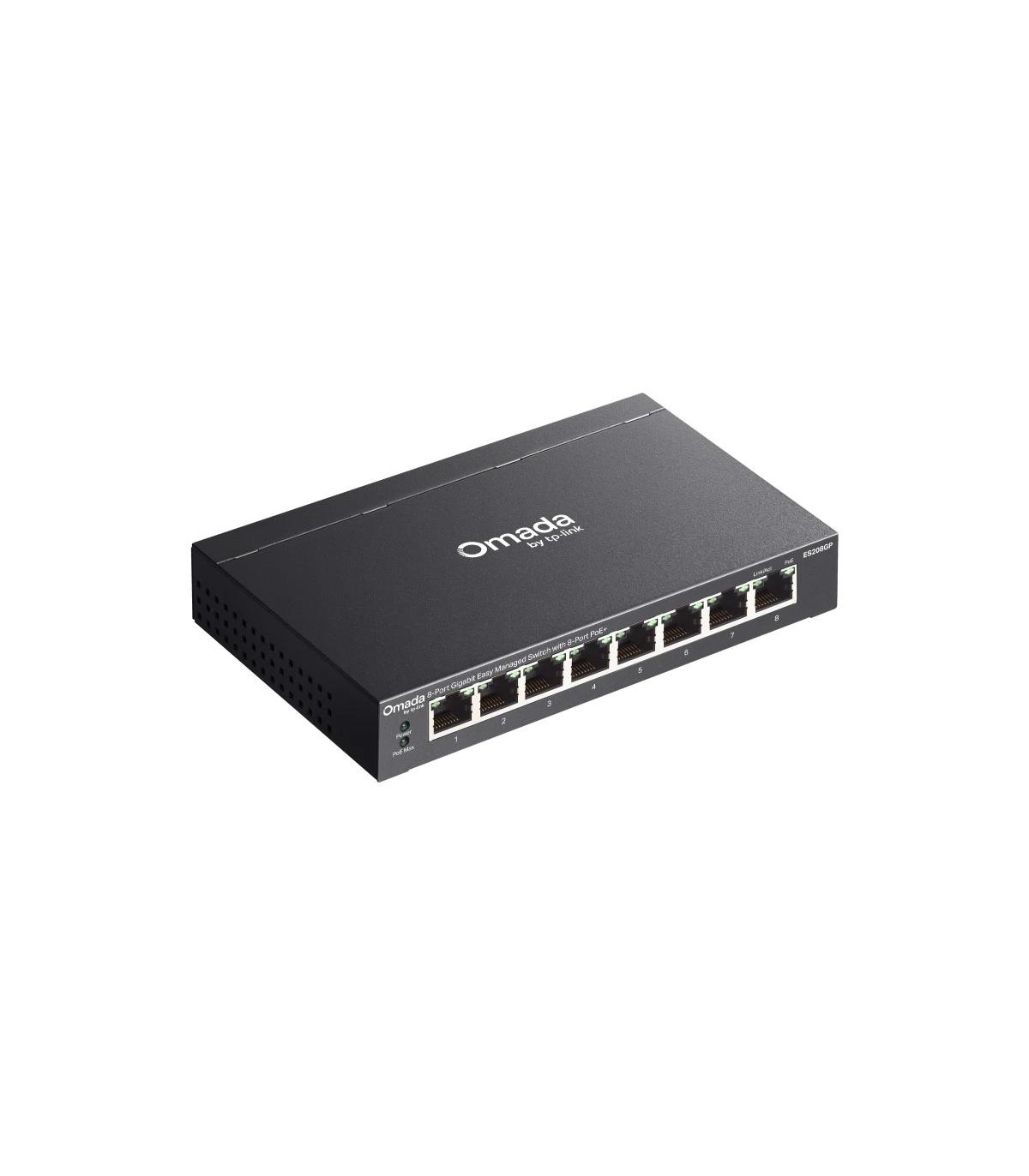 TP-Link ES208GP Switch 8xGbE PoE+ Acero Desktop