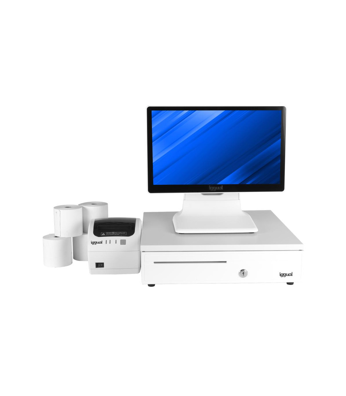 Pack completo TPV blanco 15,6" N100 30PW EASY80W