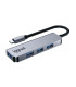 iggual Hub USB 3.0 tipo C x 4 puertos USB-A 3.0