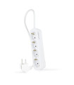 Nanocable Regleta de Enchufes 4 Tomas 1.4 m Blanco