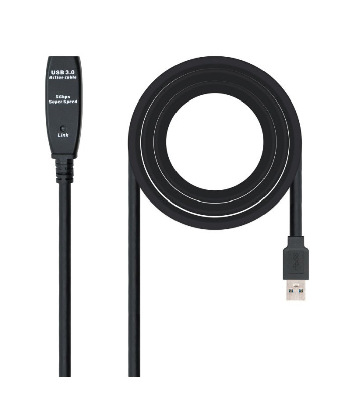 Nanocable Cable USB 3.0 Prolong. Amplificador 5 m
