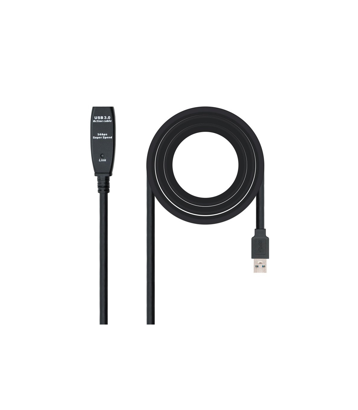 Nanocable Cable USB 3.0 Prolong. Amplificador 5 m