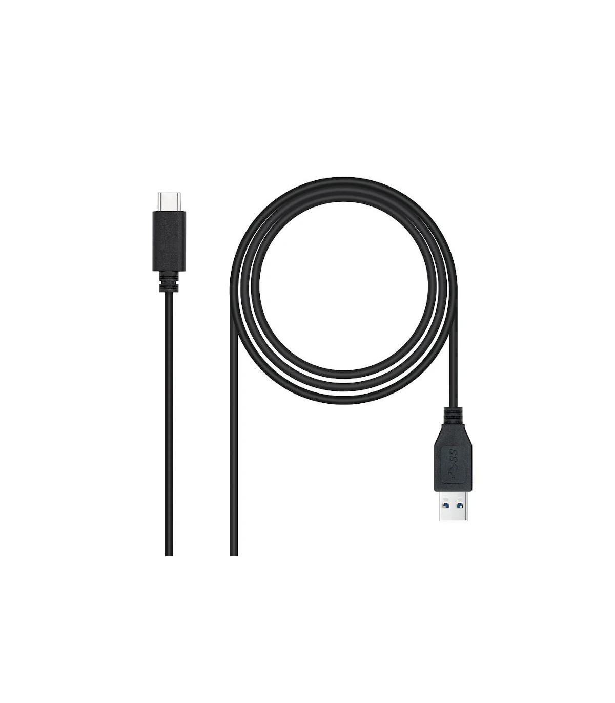 Nanocable Cable USB 3.1 Gen2 USB-C/M-A/M 2M