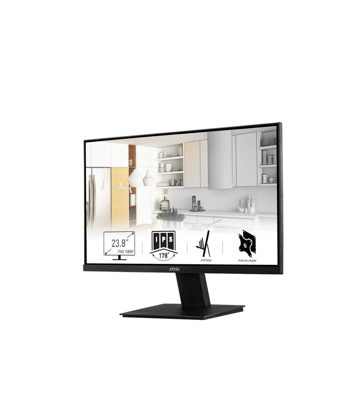 MSI MP2412 Monitor 23.8" VA FHD 100hz 1ms HDMI DP