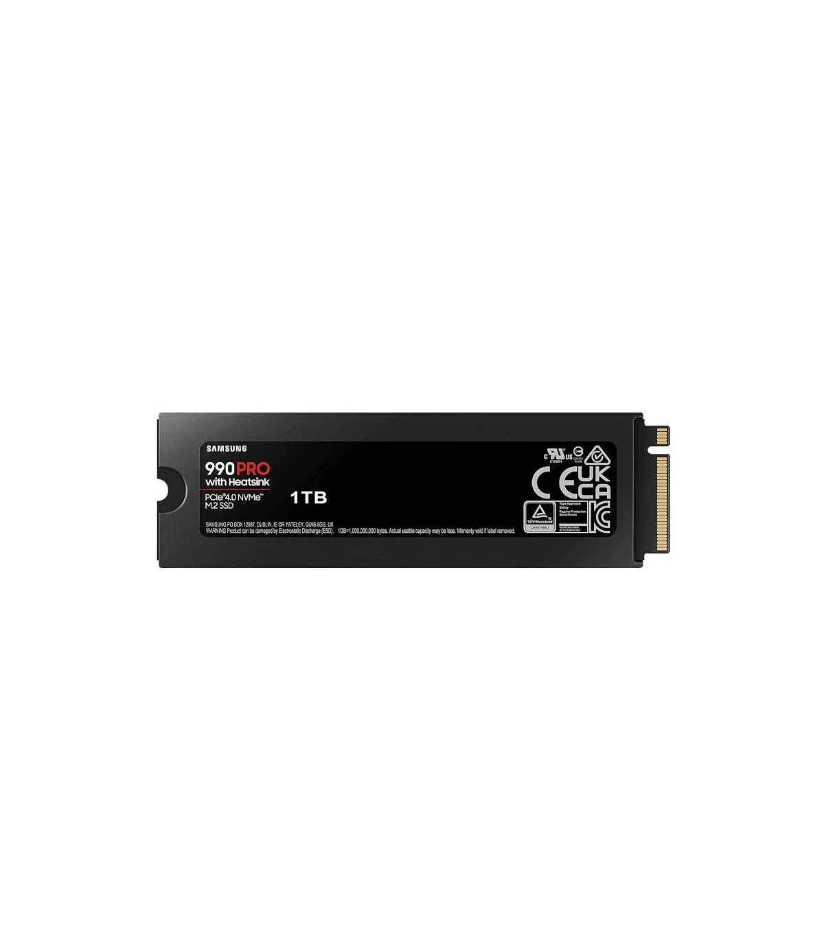 Samsung 990 PRO HeatSink SSD 1TB PCIe 4.0 NVMe M.2