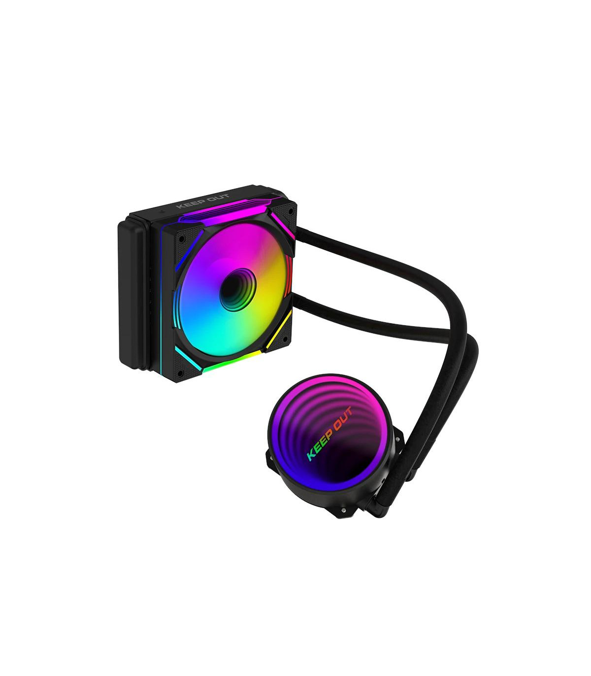 Keep Out KIT RL XWC-120 BLACK ARGB 120MM