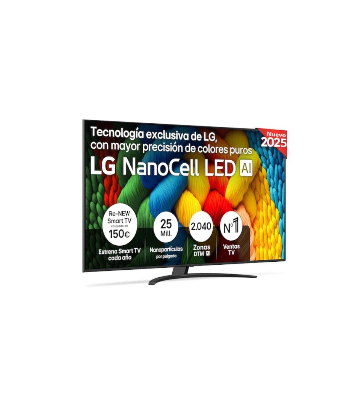 LG 75NANO81A6A TV 75" UHD NANOCELL ALFA7 WEBOS25