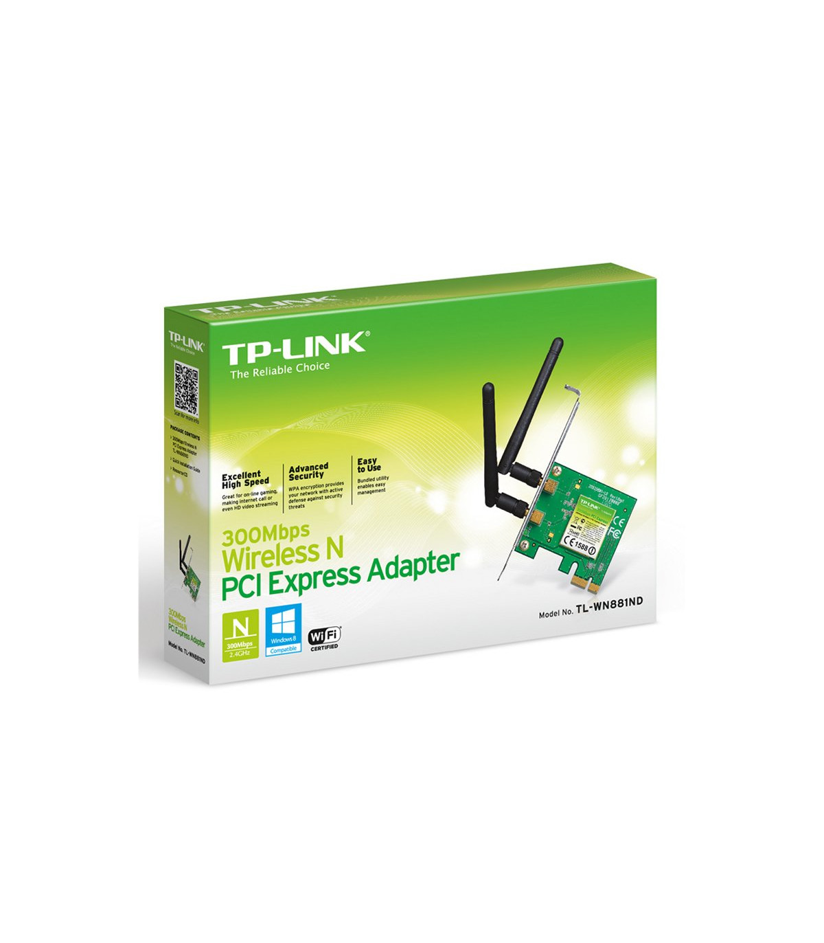 TP-LINK TL-WN881ND Tarjeta Red WiFi N300 PCI-E