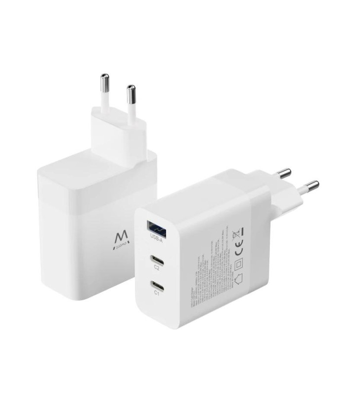 EWENT Cargador carga rapido 65w usb-c y usb-a