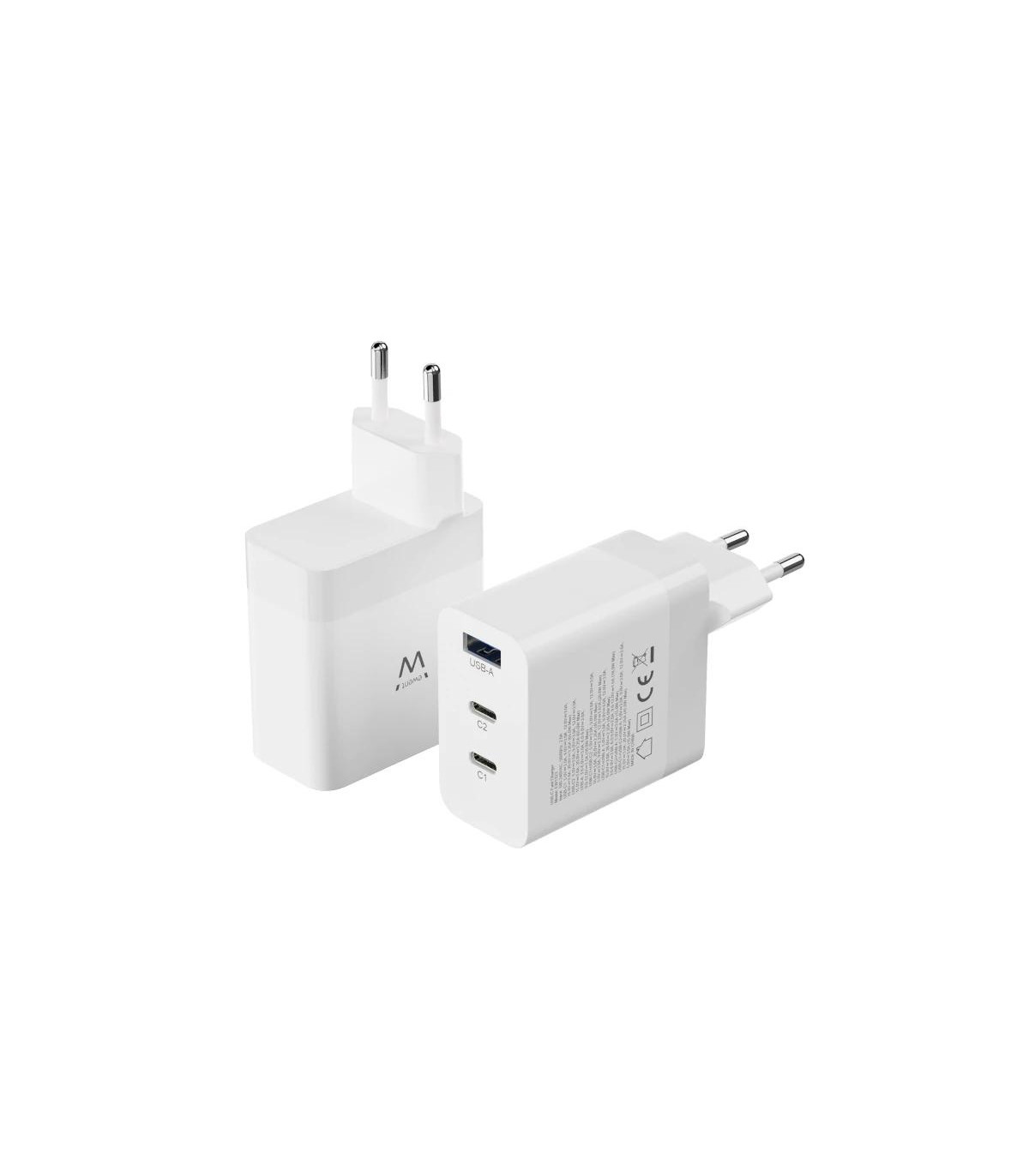 EWENT Cargador carga rapido 65w usb-c y usb-a