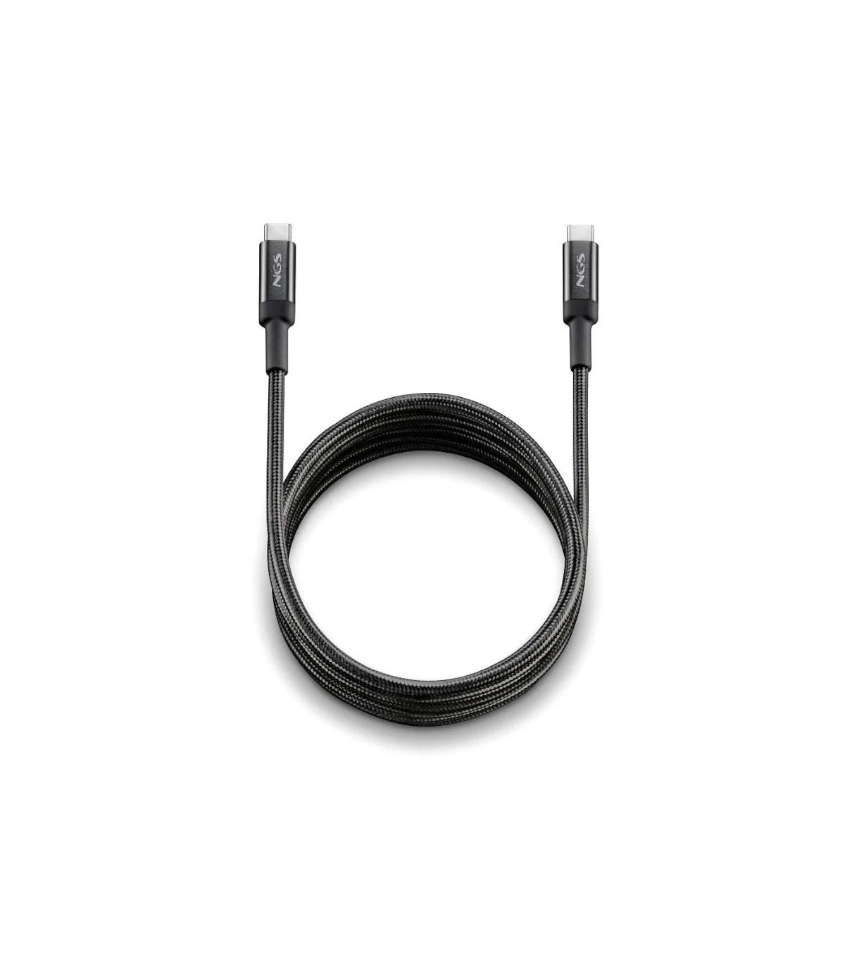 NGS Cable carga rapida USB C A USB C 2M