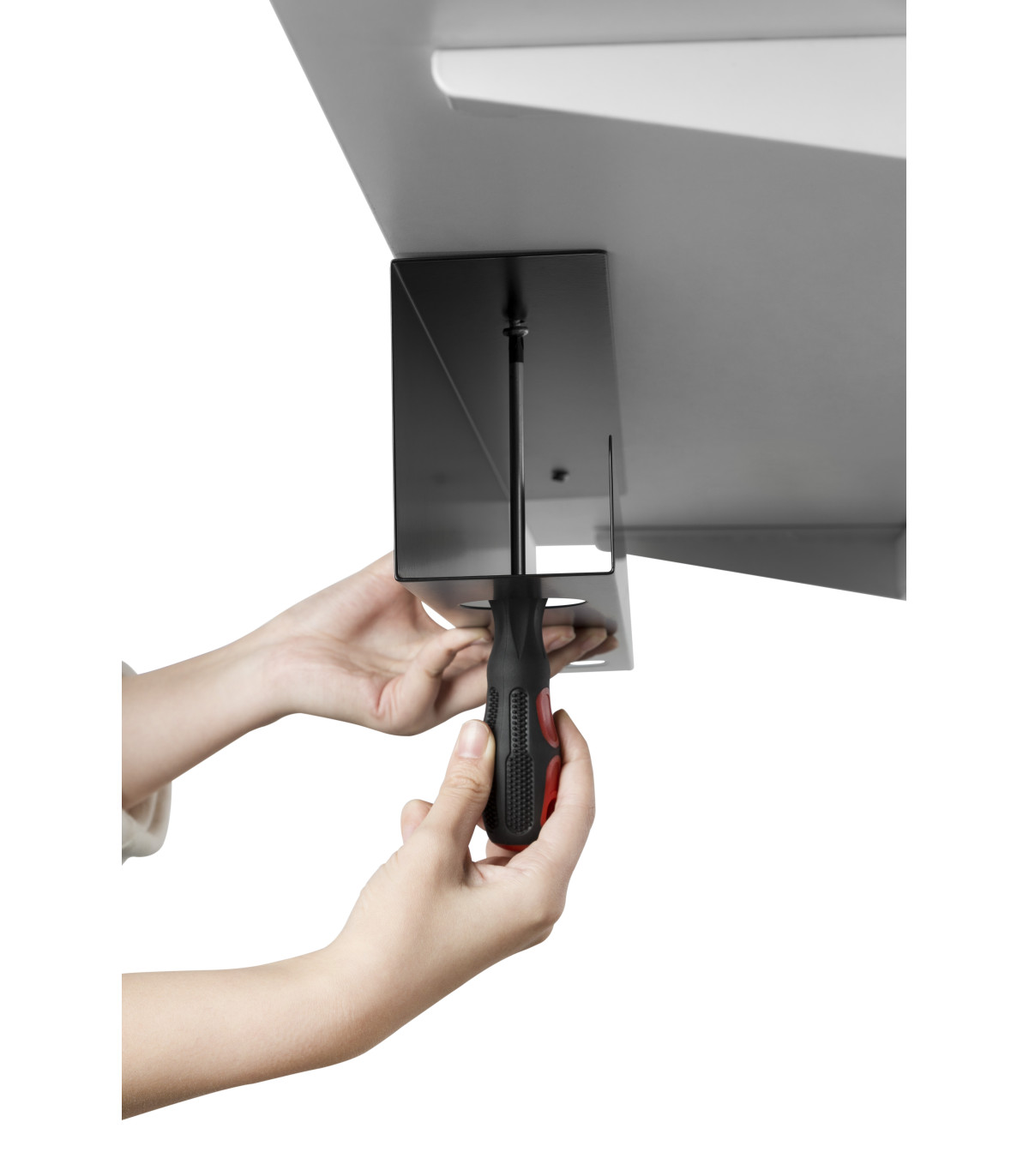 Bandeja organizador de cables para escritorio