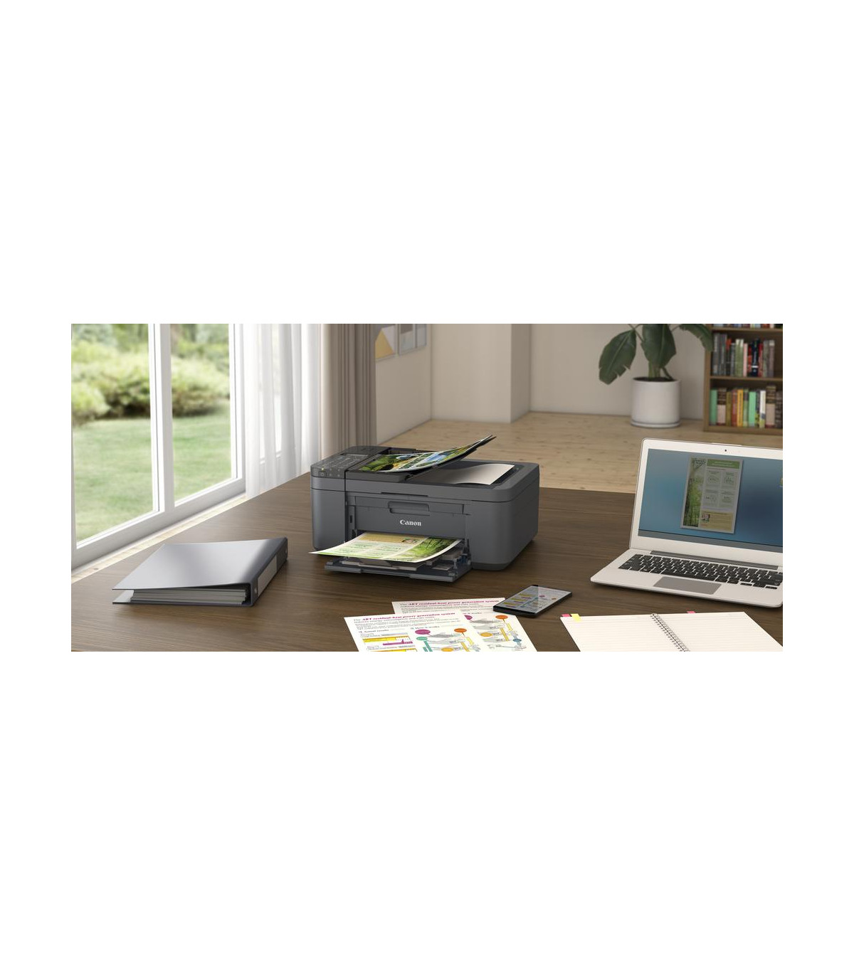 Multifuncion canon pixma tr4755i inyeccion color fax a4 wifi duplex impresion