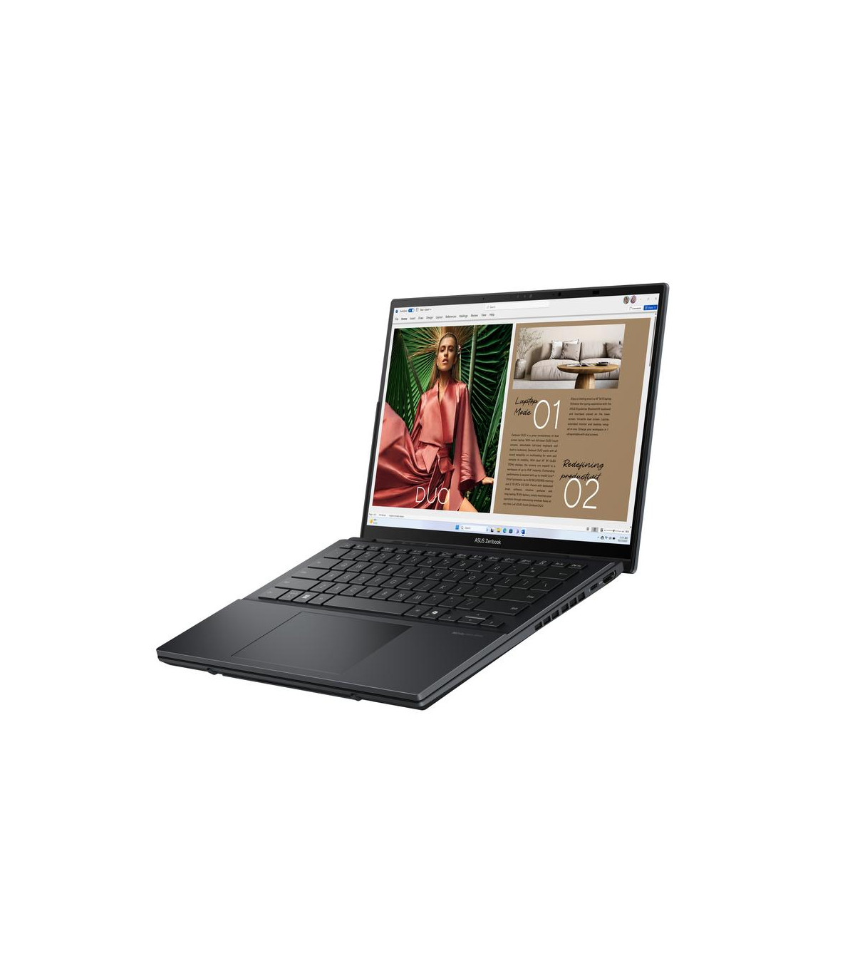 Asus zenbook duo ux8406ca - pz152w intel core 9 285h 14 pulgadas tactil 32gb ssd1tb w11