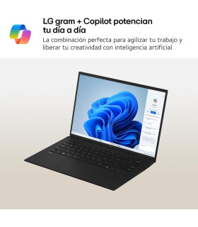 Portatil lg gram 17z90t - g intel core ultra 7 255h 32gb ssd1tb w11 17 pulgadas