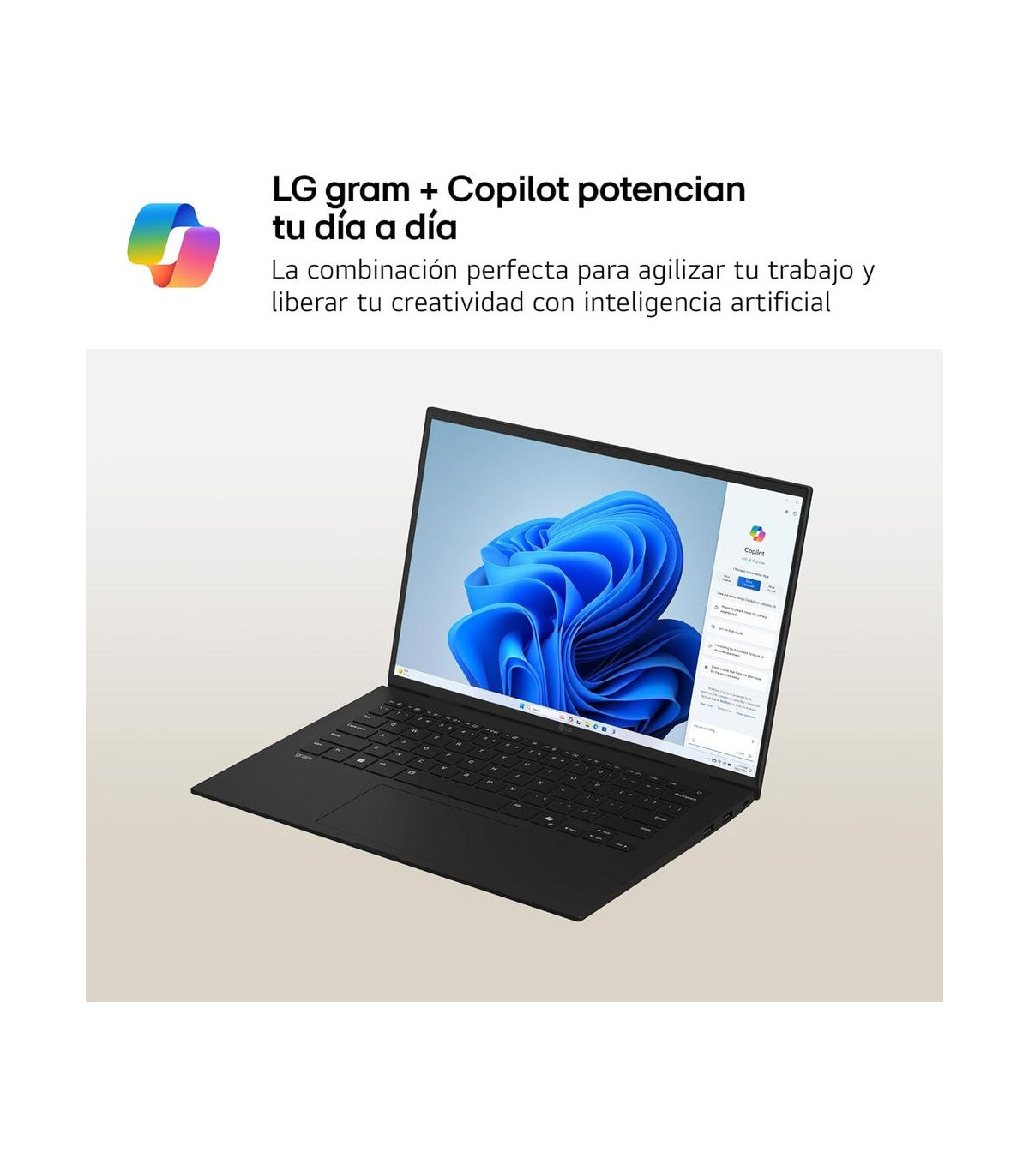 Portatil lg gram  17z90t - g intel core ultra 7 255h 32gb ssd1tb w11 17 pulgadas