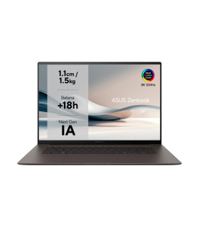 Portátil ASUS ZenBook S 16 OLED Ryzen AI 9 HX 370 32GB 1TB – 16” 3K 120Hz Wi-Fi 7
