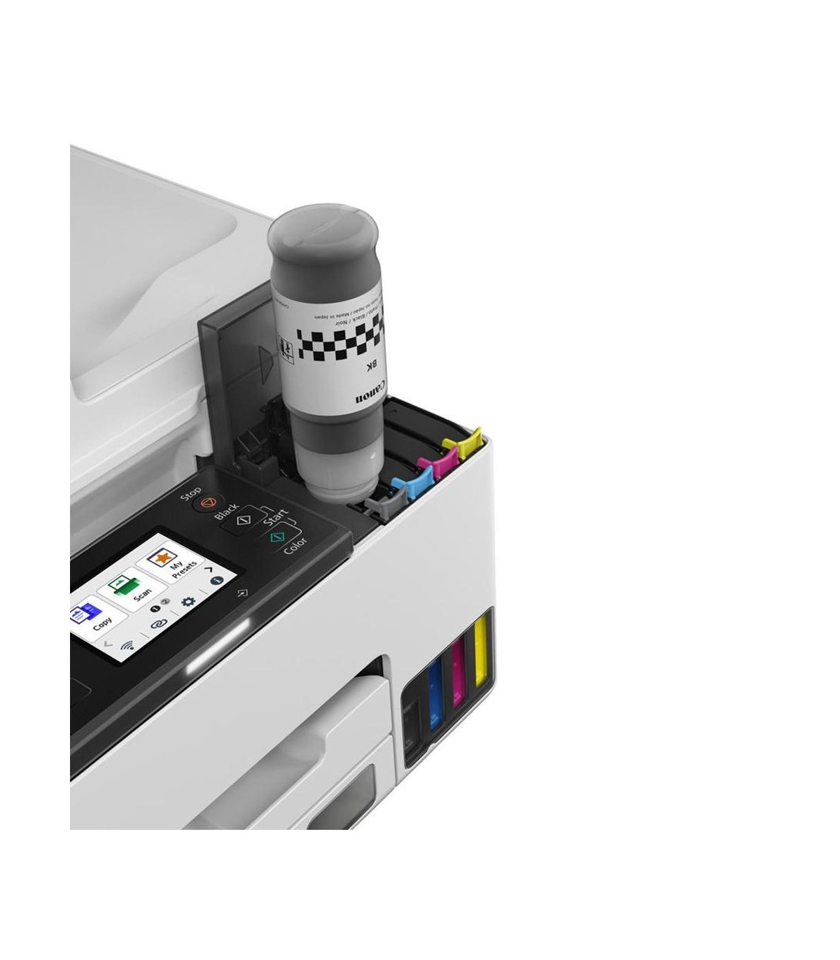 Multifunción inyección canon maxify gx2050 megatank color fax -  a4 -  red -  wifi -  adf