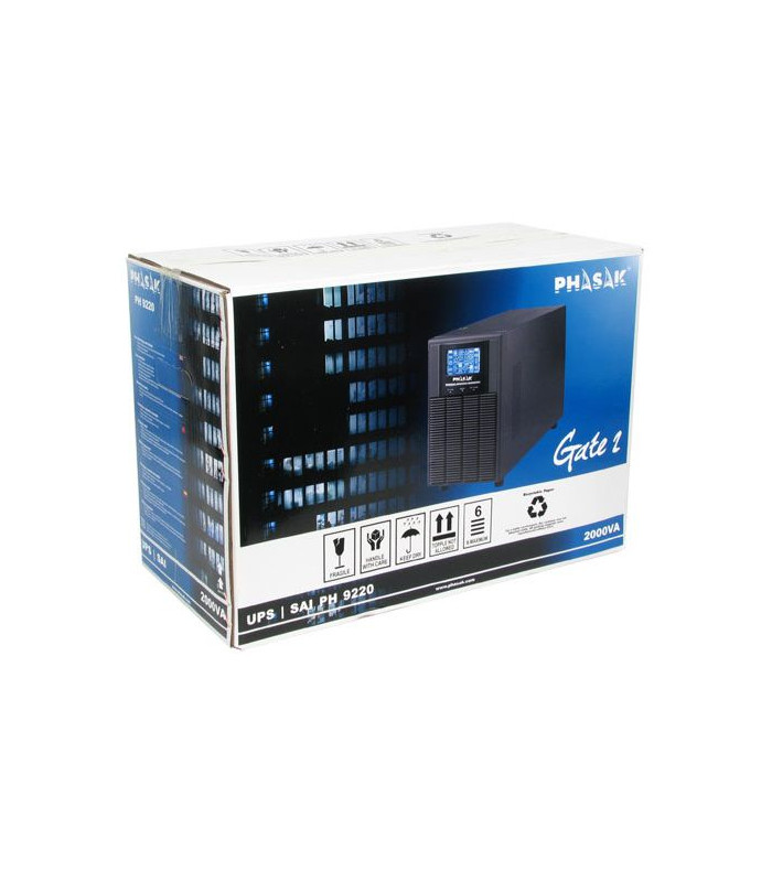 Sai ups phasak 2000va smart pro online 3xschuko ph 9220