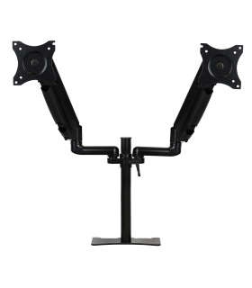 Brazo articulado soporte doble monitor ajustable 27 pulgadas vesa 75 x 75 - 100 x 100